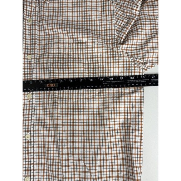 Timberland Stratham Issue Lot 2 Mens Large Short Sleeve Button Up‎ Plaid Shirts - Picture 16 of 16